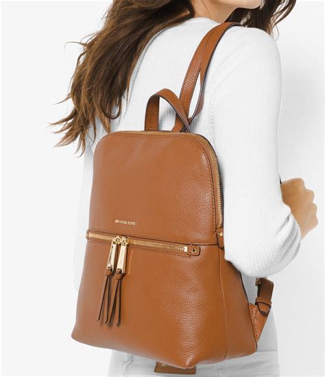 michael michael kors rhea zip backpac|michael kors rhea large backpack.